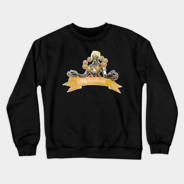 Zenyatta is my Husbando Crewneck Sweatshirt by ArloDeer